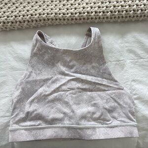 lululemon athletica Light Gray Sports Bra